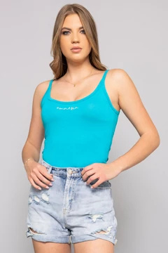 AMNESIA PINKY TOP TÜRKIZ