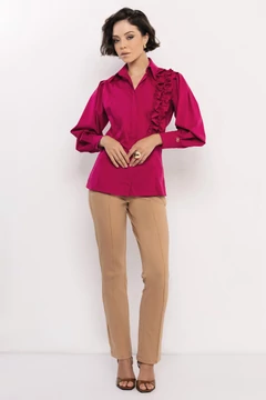 Boston blúz fuxia