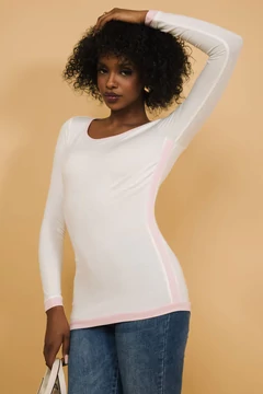 Chapel felső ekrü/babarózsaszín