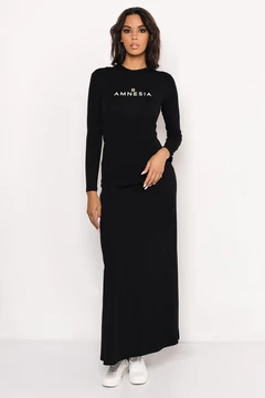 Lazil szoknya fekete