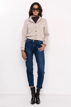 Oscar szövetdzseki bézs