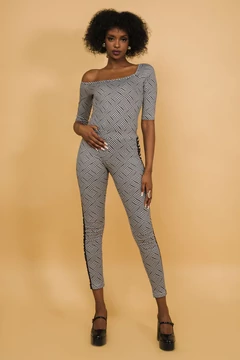 Siva leggings fekete/fehér