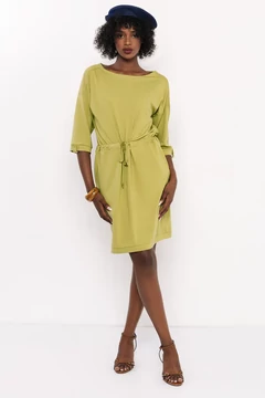 Tassy tunika olivazöld