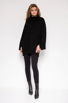 Kötött tunika fekete