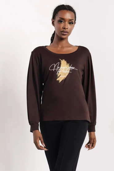 Jelissa felső csokoládé