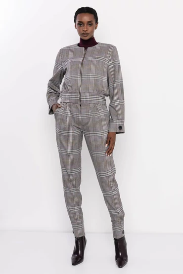 Lekon dzseki kockás