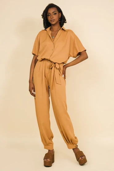 Milano overál camel