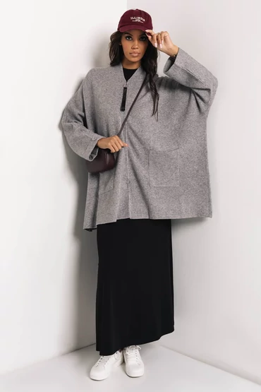 Odeng kardigán szürke