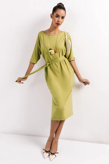 Valga ruha olivazöld