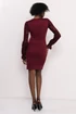 Kép 3/4 - Dotio ruha bordó