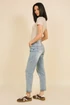 Kép 2/3 - Mom fit farmernadrág kék