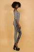Kép 4/5 - Siva leggings fekete/fehér
